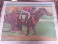 Jockey Framed Print, 26 x 20, qty 1 ea