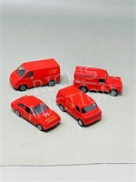 4 Corgi metal toy cars