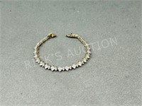 925 silver & clear stones bracelet