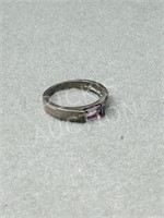 925 silver & gemstone ring - size 5 1/2