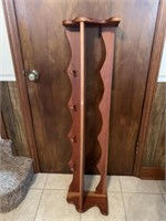Wood single shelf with knobs