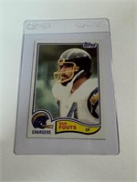 1982 Topps #230 Dan Fouts