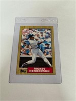 1987 Topps #735 Ricky Henderson