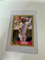 1987 Topps #648 Barry Larkin HOF card