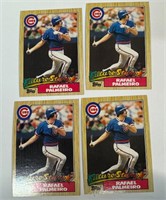 1987 Topps Rafaeel Palmeiro 4 pack