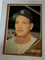 1962 Topps #349 Paul Foytack
