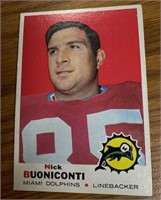 1969 Topps #192 Nick Buoniconti