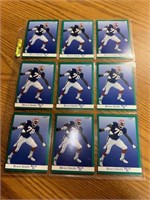 1991 Fleer NFL Bruce Smith 9-card sleeve