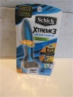 NEW 4 PACK SCHICK XTREME 3 DISPOSABLE RAZORS