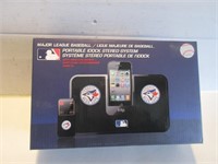 MLB PORTABLE IDOCK STEREO SYSTEM- STILL NEW