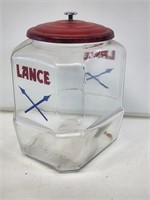 Glass Lance Store Jar with Lid
