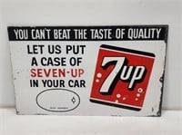 7-Up Double Sided Pricer Sign