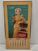 1948 RC Cola June Hauer Lithograph Calendar