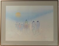 Donald Vann (1949-) Native Lithograph in colors