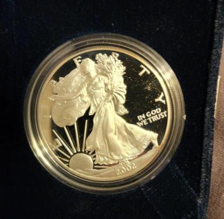 2002 AMERICAN EAGLE ONE OUNCE PROOF SB COIN