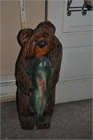 large carved bear
