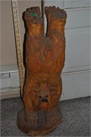 large carved bear