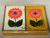 Adorable Vintage Playing Cards with Flowers