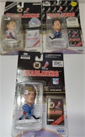 3 NHL Headliners Figures Incl Gretzky