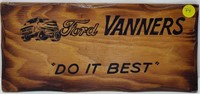 Wooden Ford Sign