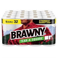 Brawny® Tear-A-Square® Paper Towels, 16 Double