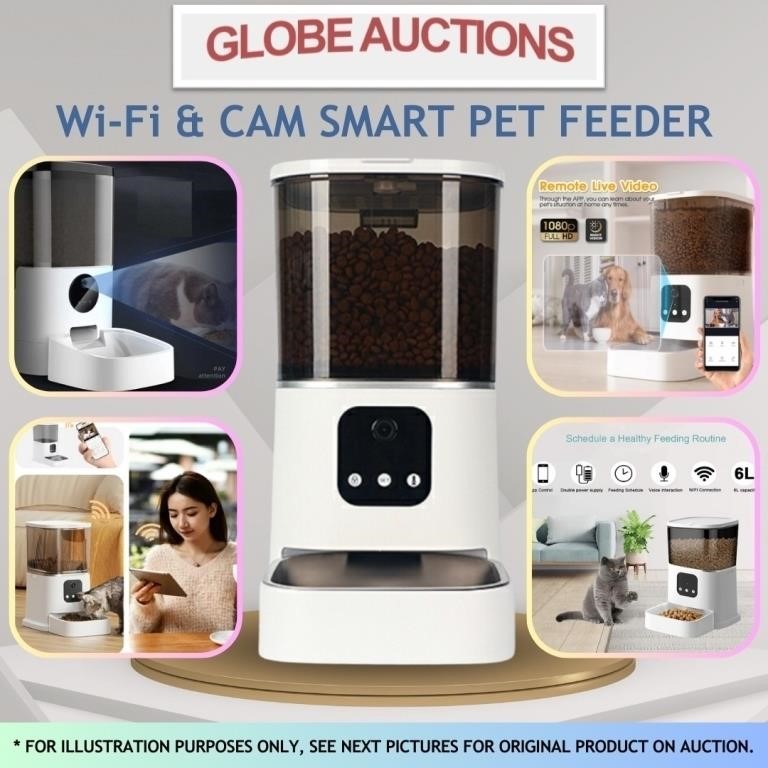 NEW WIFI & CAM SMART PET FEEDER (MSP:$159)