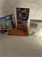 Puzzles, Legos, and Green Rocket