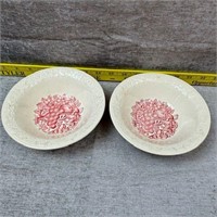 2 Homer Laughlin Harvest Fruit Bowls