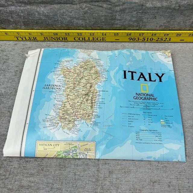 National Geographic Italy Map