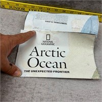 National Geographic Arctic Ocean Map