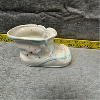 Ceramic Baby Shoe Planter