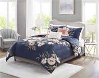 Leilani Floral Print Comforter Set-King