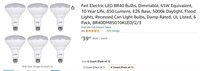 3 Cases of BR40 Indoor Flood Light Bulbs