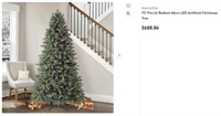 7.5 ft Pre-Lit Aspen Artificial Christmas Tree