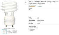 (12) TCP GU24 Spring Lamp Light Bulbs