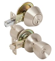 (3) Entrance Combo Lockset Kits-Satin Tulip