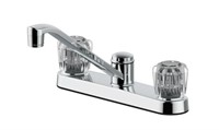 2 Handle Kitchen Faucet-Chrome