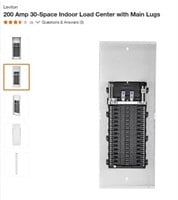 200 Amp 30-Space Indoor Load Center with Main Lugs