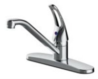 Anchor Point Single Handle Kitchen Faucet-Chrome