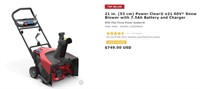 Toro 21" Power Clear 60V Snow Blower