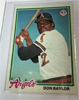 1978 Topps #48 Don Baylor Angels