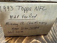 1993 Topps NFL SET-Near complete missing 12