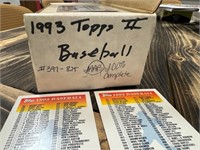 1993 Topps Baseball 100% Complete #397-825