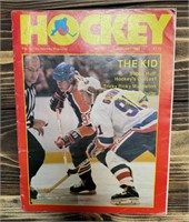 Hockey magazine featuring "The Kid" Wayne Gretzky