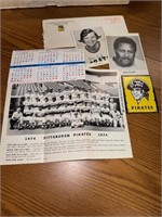 Vintage MLB 1970's Pittsburgh Pirates Memorabilia