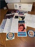 Vintage 1970's Detroit Tigers MLB Memorabillia