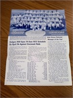 Vintage 1970's LA Dodgers Memorabilia
