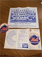 Vintage 1972 MLB New York Mets memorabilia
