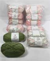 New Lot of 4 Baby Bee Yarn 3 Pack