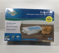 New Petsafe Scoop Free Disposable Crystal Litter